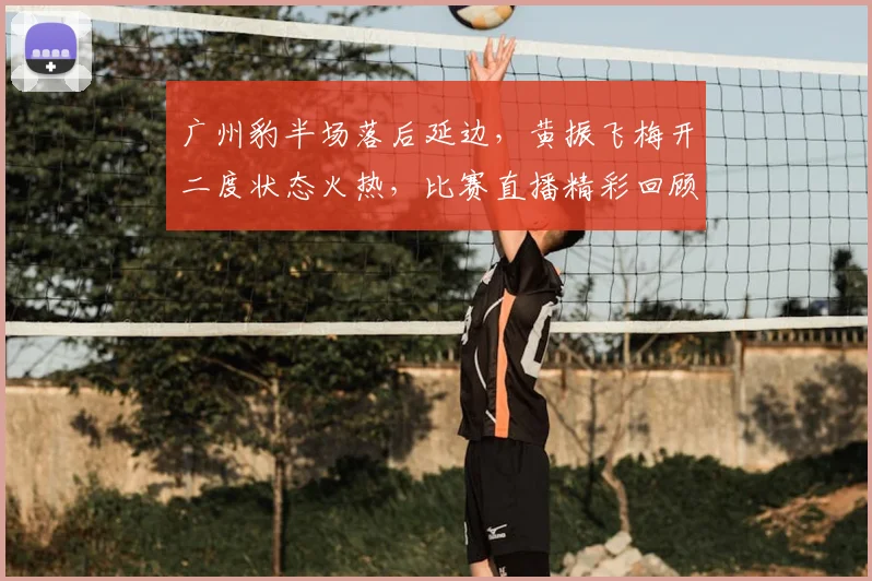 广州豹半场落后延边,黄振飞梅开二度状态火热,比赛直播精彩回顾